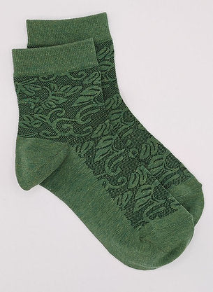 Spiral & Floral Socks — Japanese Craftsmanship, Everyday Luxury