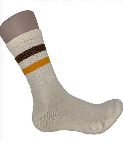 B1919 Banana Double Line Socks — Super Dry & Deodorizing, Eco-Friendly