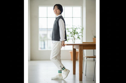 B1919 Banana Double Line Socks — Super Dry & Deodorizing, Eco-Friendly