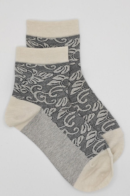 Spiral & Floral Socks — Japanese Craftsmanship, Everyday Luxury