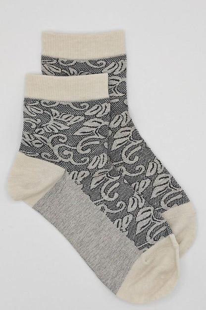 Spiral & Floral Socks — Japanese Craftsmanship, Everyday Luxury