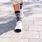 Rolled‑Top Two‑Tone Warm Socks