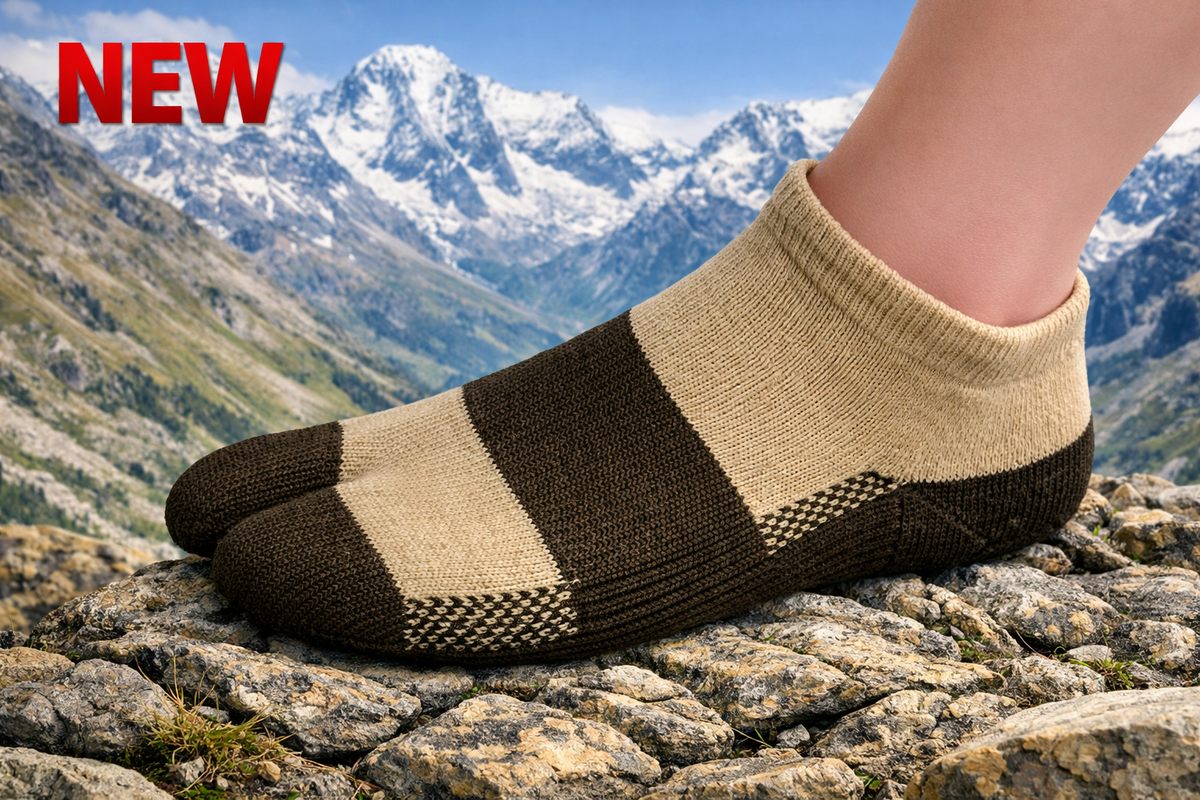 Mountain Tabi Outdoor Socks — Split-Toe Grip for Every Terrain