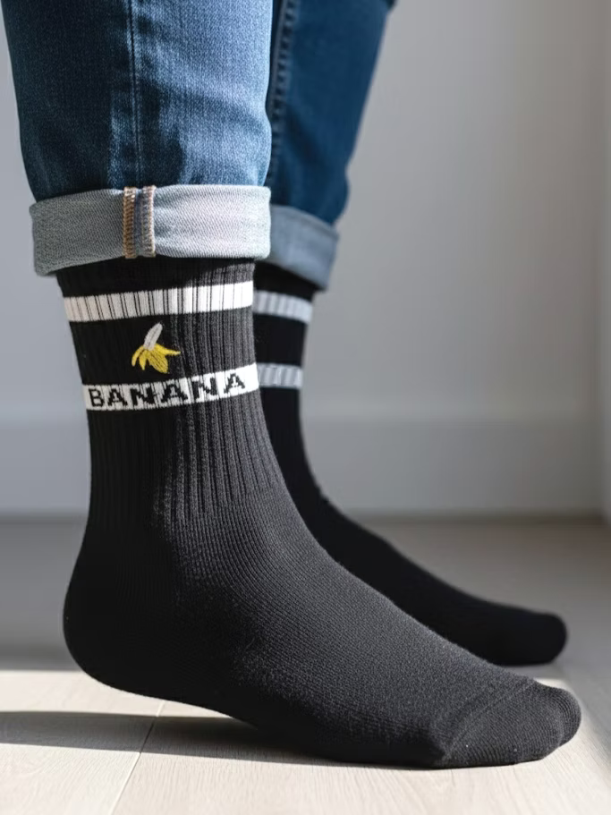 Banana Cloth Casual Socks (with odor-eliminating function)